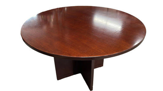 Round Cherry Table - The Taylor Companies -  48" x 29"