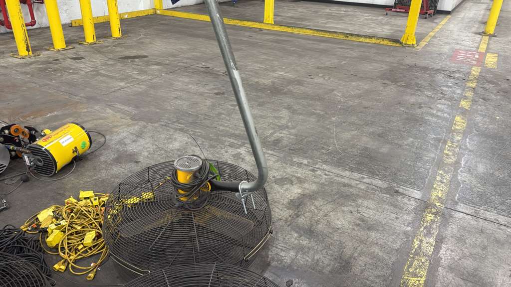 Big Ass Fans 72" Industrial Pivot Directional Extra-Large Fan W/ Arm , Used