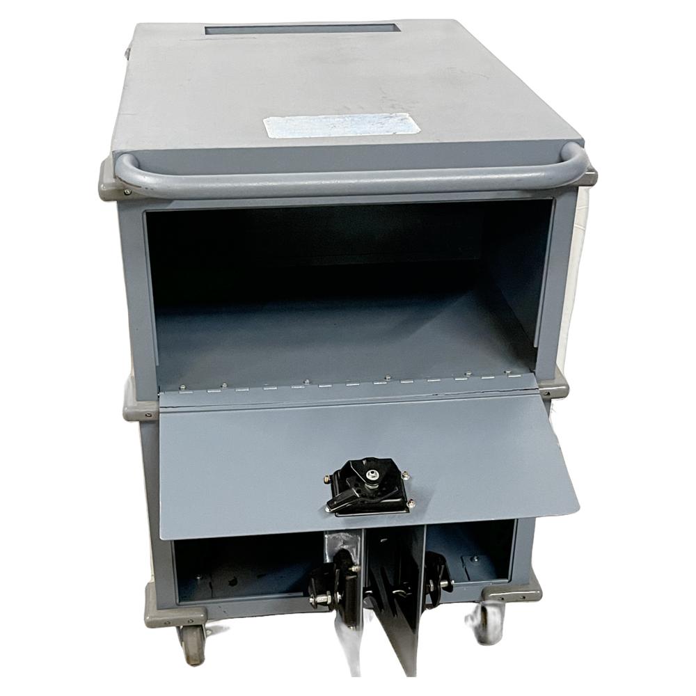 Security Locking Safe Chest Cart Heavy Duty Storage Rolling Tool Storage Cabinet Locking Tool Cart (33" x 24")