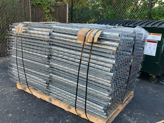 24"D x 46"L Waterfall Style Wire Decking - Brand New