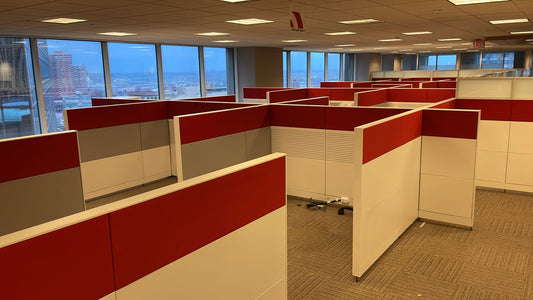 6' x 6' Office Cubicle Work Stations Corporate Office (3 Panels/Cubicle)