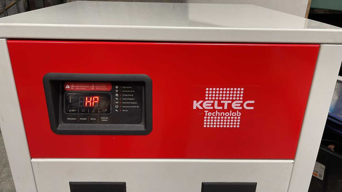 KELTEC KRAD-100 , 100 CFM Non-Cycling Refrigerated Air Dryer, Internal Filtration down to .01 Micron, 115V