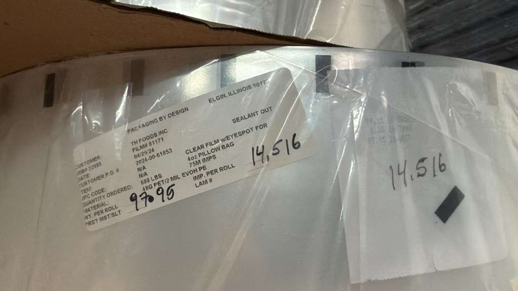 Clear Film 2MIL EVOH PE Pillow Bag ROLLS For Packaging, Food Grade and Medical Grade, Overstock