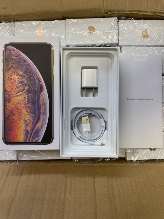 Replacement iPhone XS MAX GOLD Empty Retail Box & Accessories WHOLESALE DISCOUNTED BULK BOX
