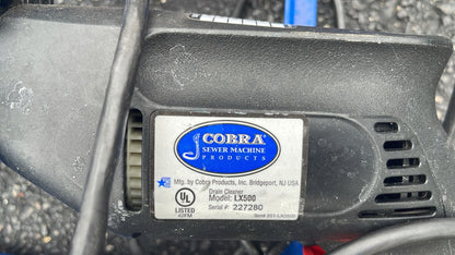 COBRA SEWER MACHINE DRAIN CLEANER MODEL LX500 120V-60HZ