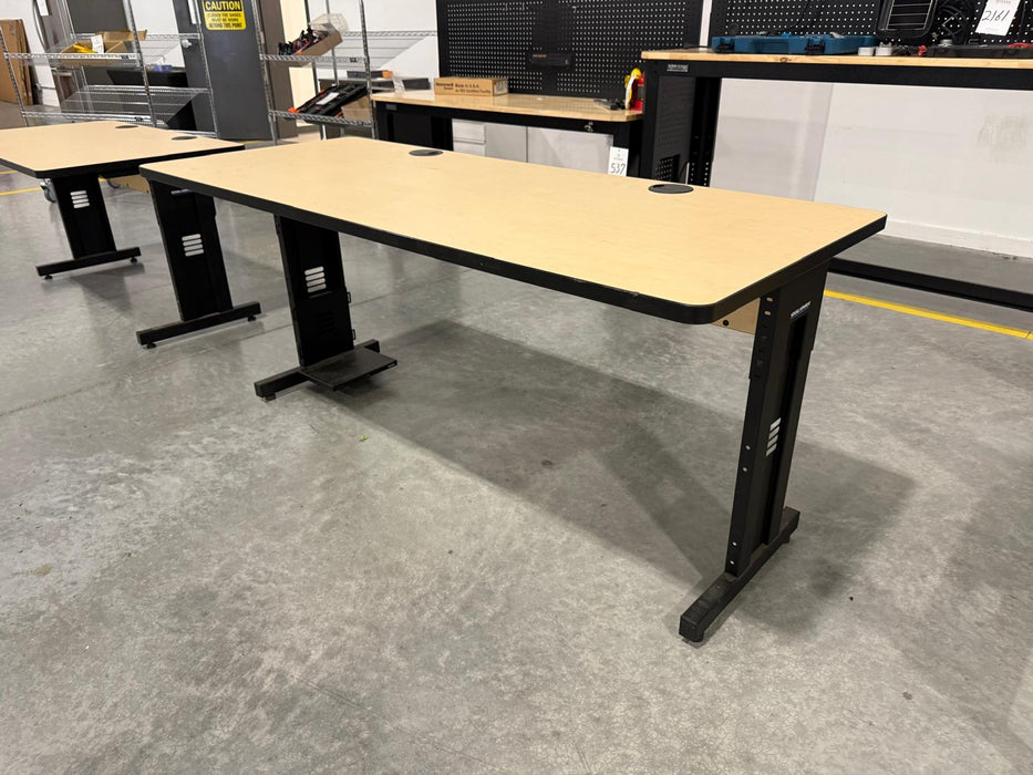 Kendall Howard Training Laminate Table, Adjustable Height, 72" x 30" , Pre-Owned