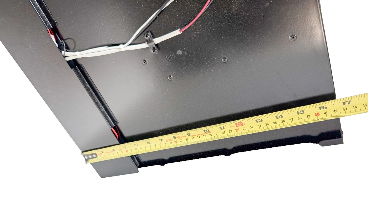23.5" 12V FURRION RV RANGE HOOD BLACK DUCTED 12V FHO24SDSF-BL