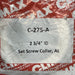 (NEW) CLIMAX C-275-A  2-3/4" ID Set Screw Collar Aluminum