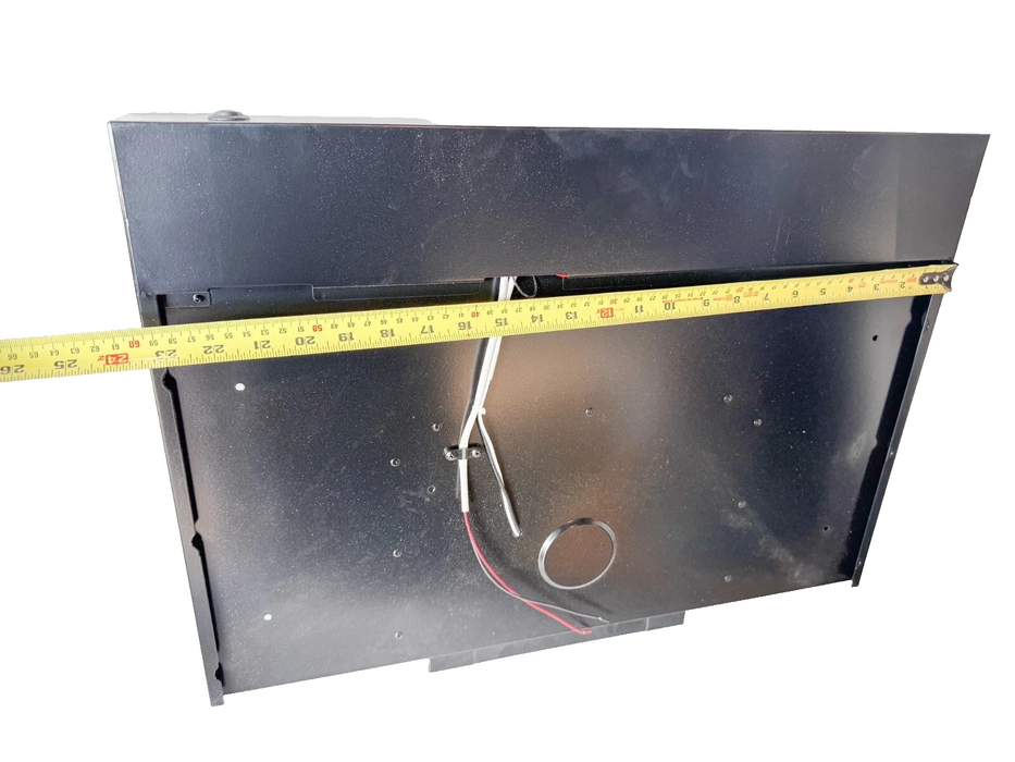 23.5" 12V FURRION RV RANGE HOOD BLACK DUCTED 12V FHO24SDSF-BL