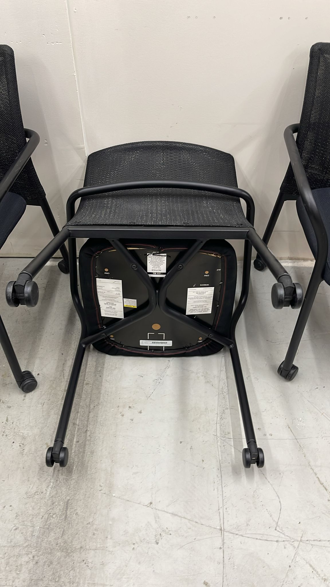 Steelcase Jersey Mesh Multi-Use Rolling Side Chair w/ Casters