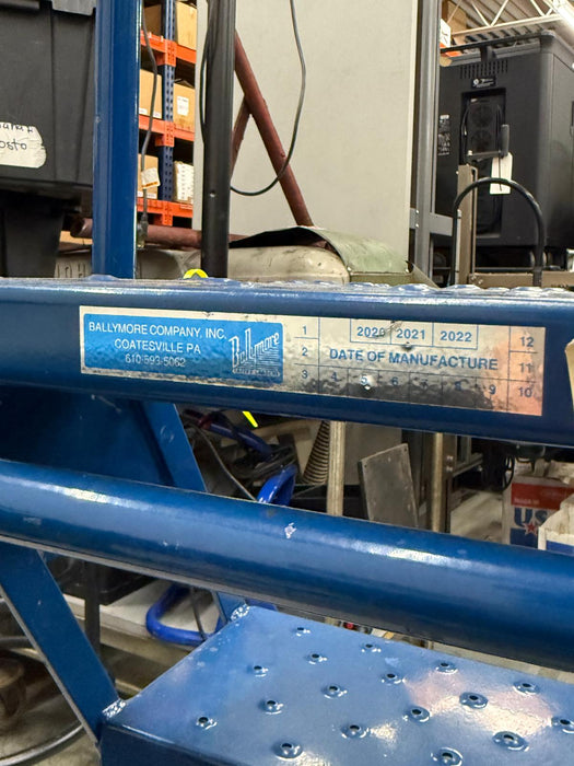 Ballymore 4 Step Lock-N-Stock Folding Rolling Ladder, 350 Lb. Capacity, Used