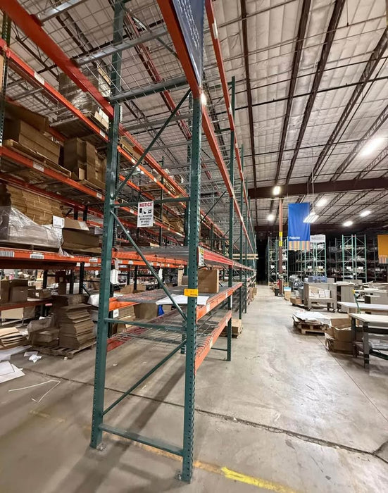 20ft (240") x 42" Tear Drop Style Uprights USED