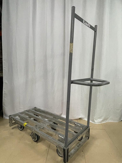 22" x 48" Heavy Duty Mobile Aluminum Stocking Rolling L Cart