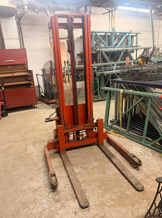 BT Lifters Hydraulic Walkie Stacker Lift Truck, MODEL BT-ST 1000BH/5, 2,200lbs Cap., Used