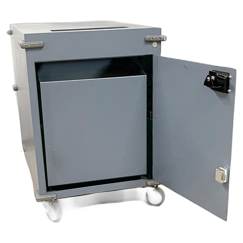 Security Locking Safe Chest Cart Heavy Duty Storage Rolling Tool Storage Cabinet Locking Tool Cart (33" x 24")