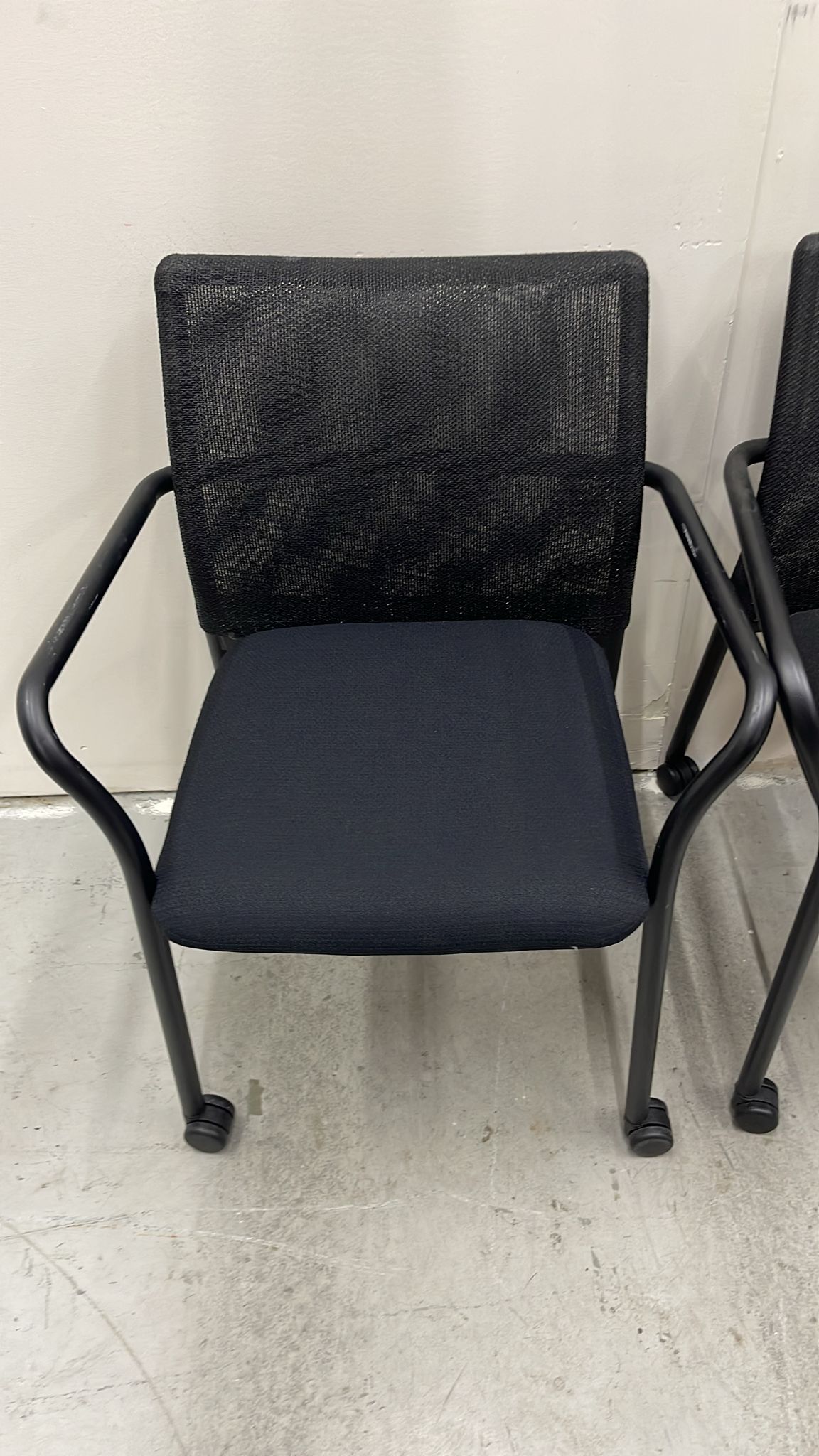 Steelcase Jersey Mesh Multi-Use Rolling Side Chair w/ Casters