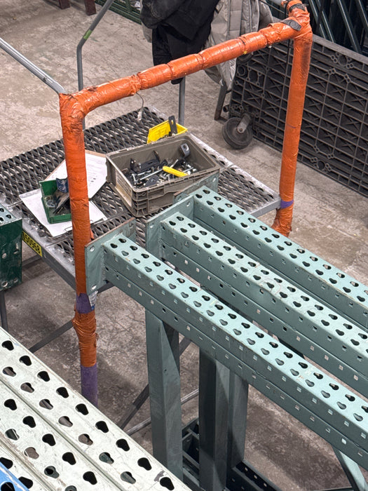 20ft x 54" Tear Drop Style Uprights USED