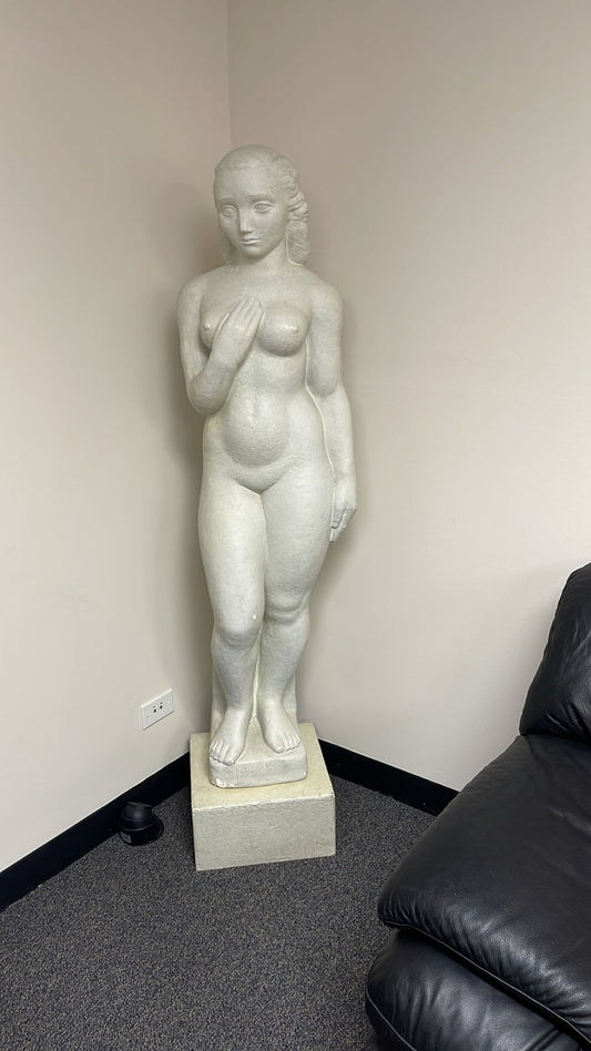 Sculpture Greek Muse, Magnificent Sculpture of a Nude Woman Statue