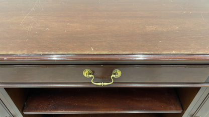 Credenza Kittinger The Georgian Collection Mahogany Vintage Credenza Display Cabinet