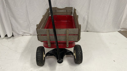 Radio Flyer Original All Terrain Steel and Wood Red Wagon