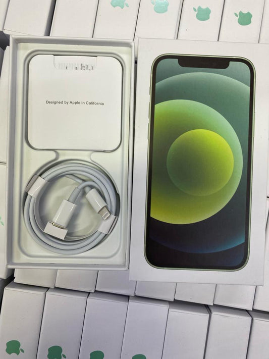 Replacement iPhone 12 MINI GREEN Empty Retail Box & Accessories WHOLESALE DISCOUNTED BULK BOX