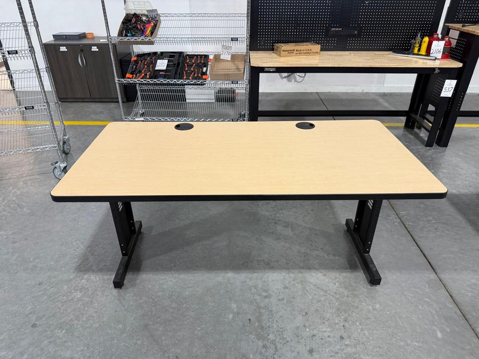 Kendall Howard Training Laminate Table, Adjustable Height, 72" x 30" , Pre-Owned