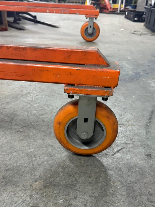 Oxbon Portable Cable Lifting Crain Swivel Cart, Cable 2500lbs CAP, Used