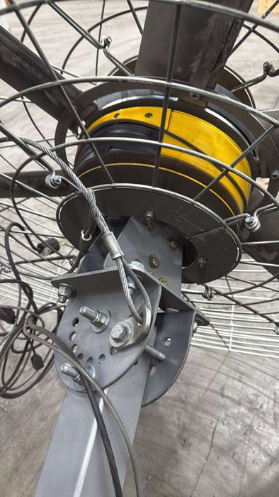 Big Ass Fans 72" Industrial Pivot Directional Extra-Large Fan W/ Arm , Used