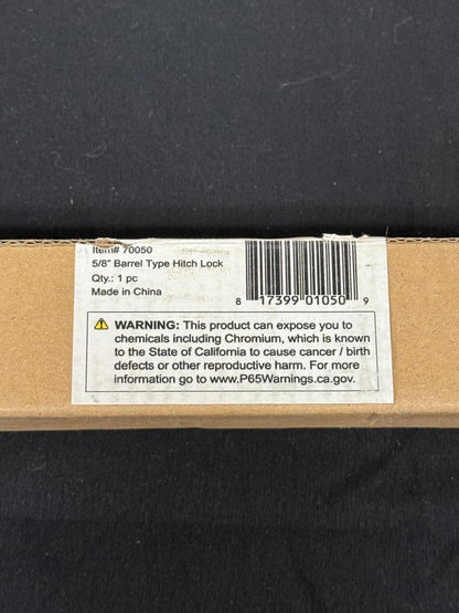 MaxxHaul Trailer Hitch Lock Heavy Duty 5/8" Locking Receiver Barrel Type 70050