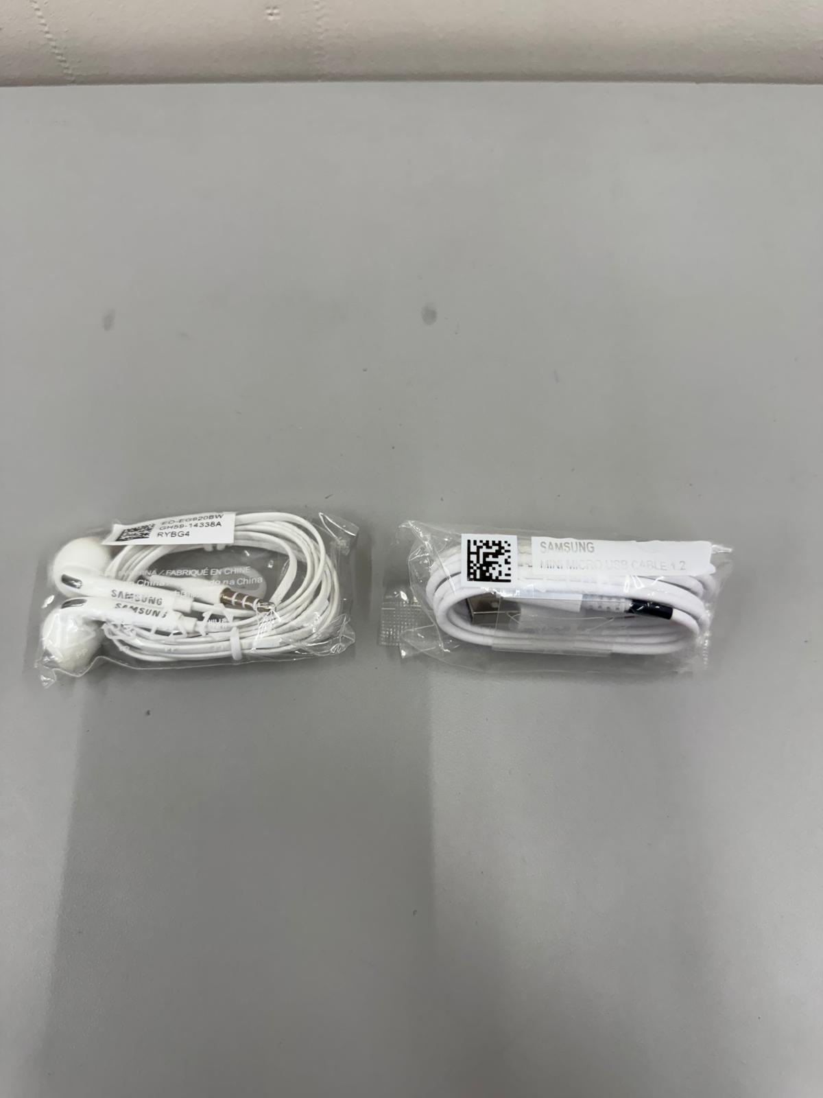 Samsung Wired Headphones and Micro-USB Charger Cables , New - WHOLESALE BULK LOT