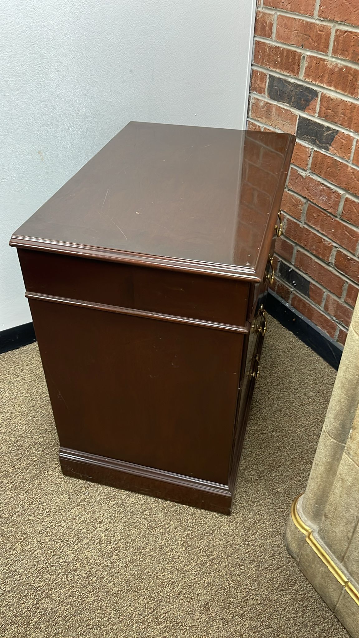 File Cabinet The Georgian Collection Kittinger Wood Vintage Mahogany 2 Drawer Cabinet - 29½"x19½"x30½"