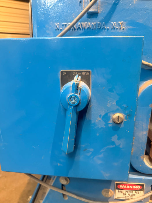 Kenco Teledyne 10 Ton Taber Press, Model 101-095-150, Used