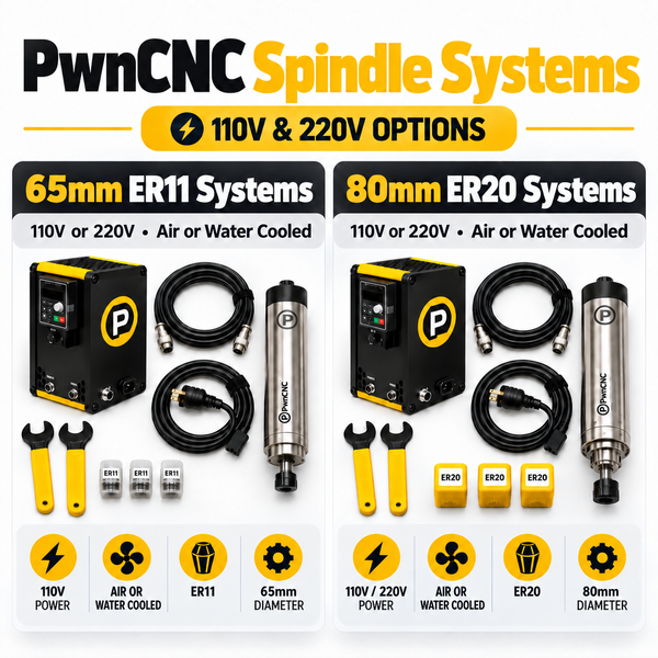 PwnCNC Spindle System – 110V & 220V