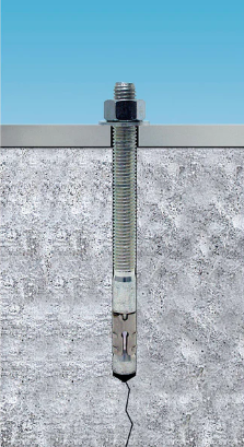 1/2" x 3-3/4" Strong-Tie Strong Bolt 2 Wedge Anchor, 304 Stainless Steel