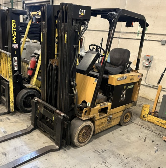 Caterpillar 5,000 lb Electric Forklift, Model M50DSA, S/N 8JC02722, Not Tested