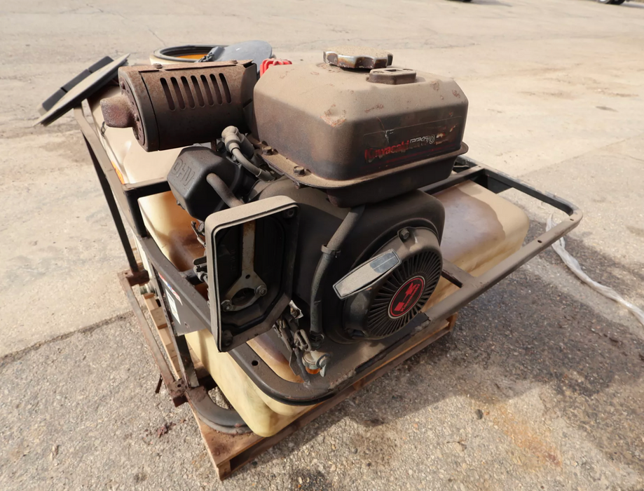 200-Gal. Lesco Poly Tank, with Kawasaki 5-HP Model FE-170 Gas Engine