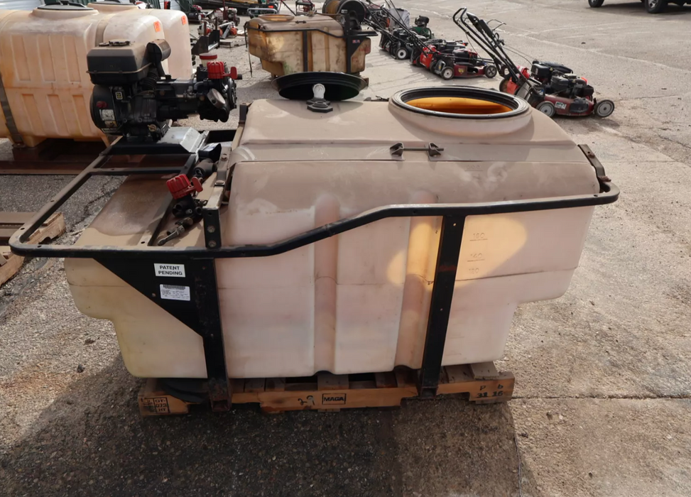 200-Gal. Lesco Poly Tank, with Kawasaki 5-HP Model FE-170 Gas Engine