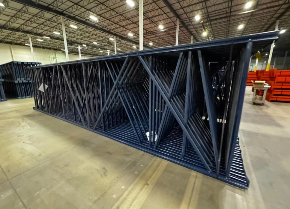 24ft (288") x 72" Tear Drop Style Uprights USED