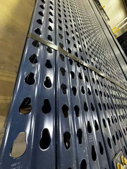 24ft (288") x 72" Tear Drop Style Uprights USED