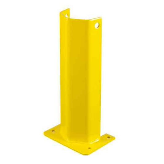 Pallet Racking Column Protectors, Floor Mount, Yellow - (New)