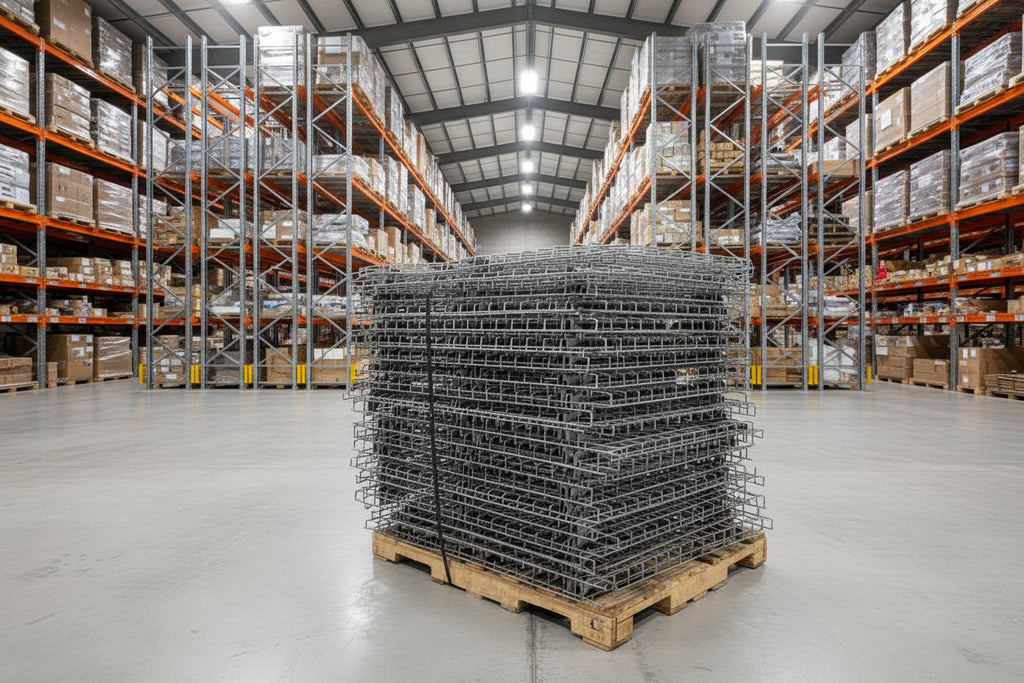 Pallet Rack Wire Decking — Herdzco Industrial