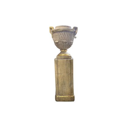Vintage Solid Urn Planter Decor Ornate With Base 70"