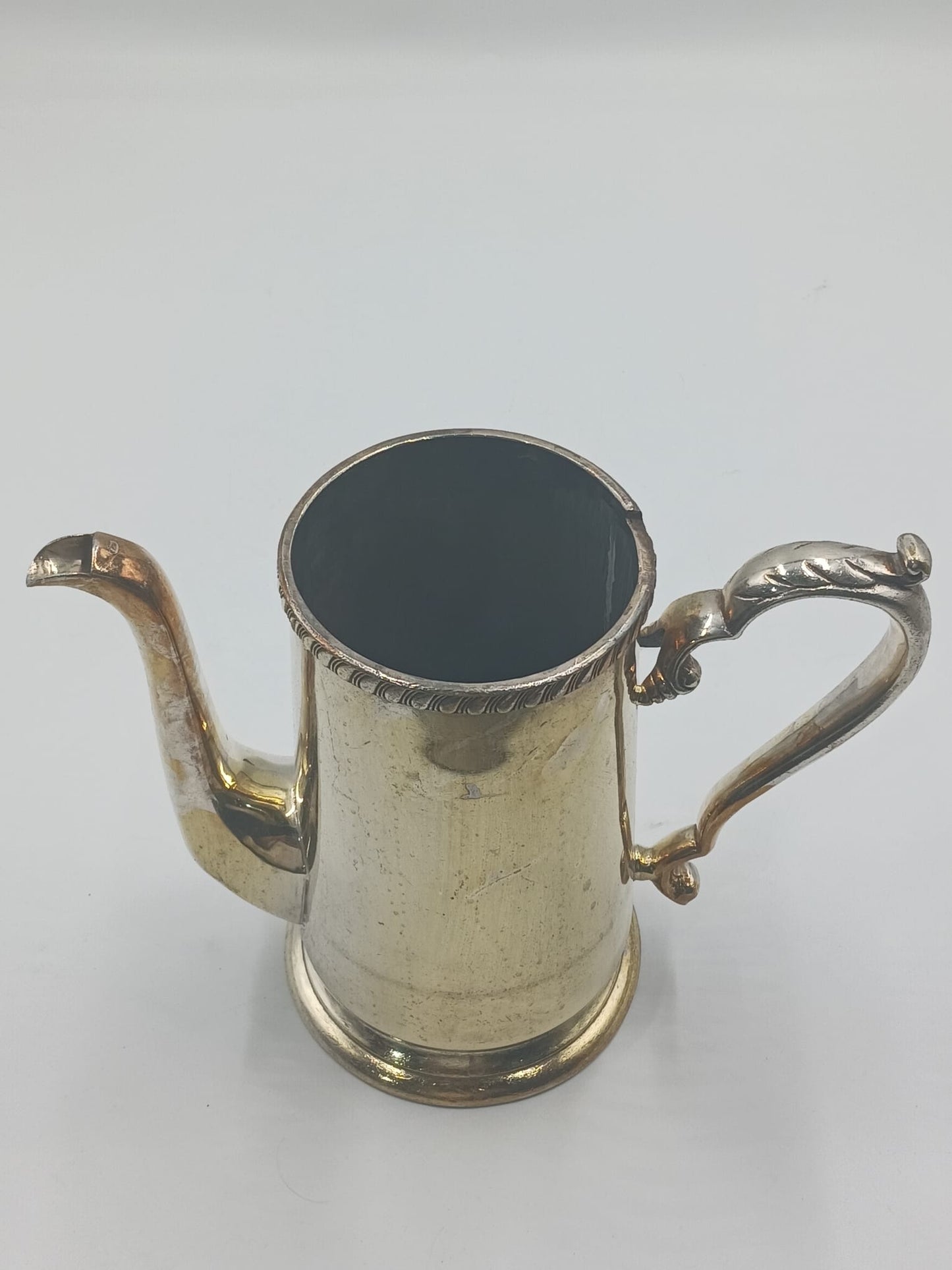10" Vintage Metal coffee pots International Silver Co. - No Lid