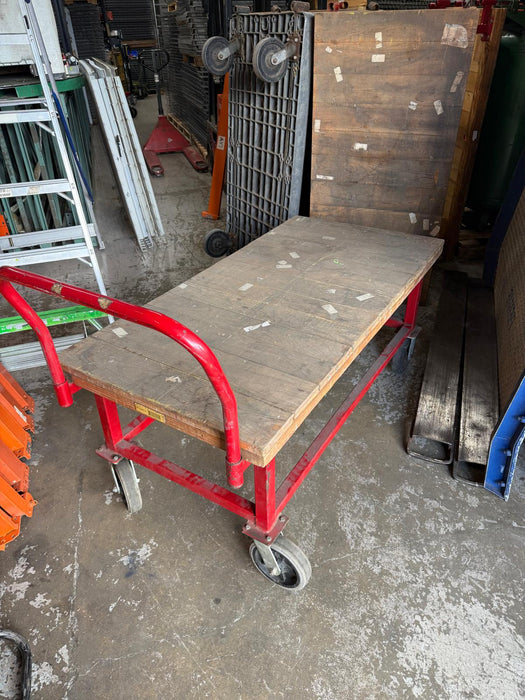 Height Platform Rolling Truck Cart, 60" x 29.5 x 41", Used