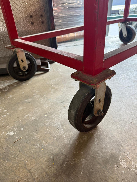 Height Platform Rolling Truck Cart, 60" x 29.5 x 41", Used