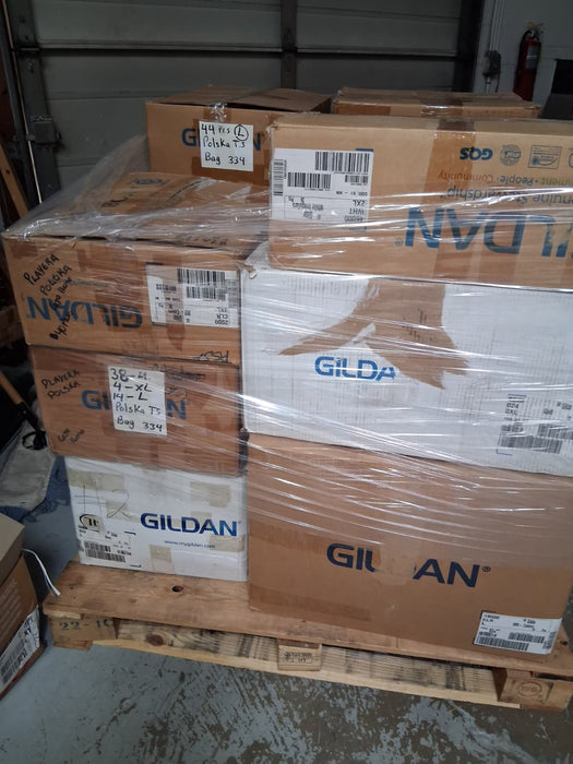 Bulk Apparel, Caps, Beanies, T-shirts Pallets - WHOLESALE BULK LOT #06