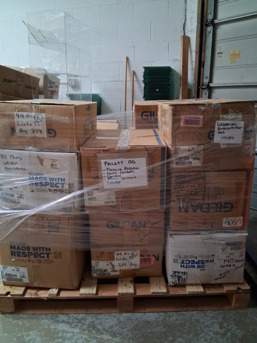 Bulk Apparel, Caps, Beanies, T-shirts Pallets - WHOLESALE BULK LOT #06