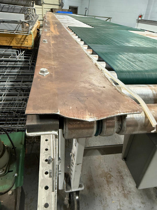 Roach Conveyor 20ft Length x 39in Wide Powered Motorized Roller Conveyor, Pre-Owned