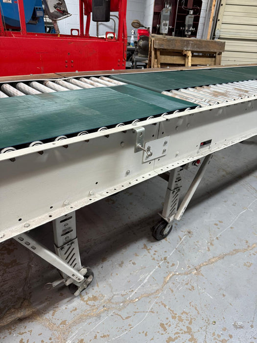 Roach Conveyor 20ft Length x 39in Wide Powered Motorized Roller Conveyor, Pre-Owned