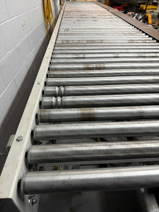 Roach Conveyor 20ft Length x 39in Wide Powered Motorized Roller Conveyor, Pre-Owned